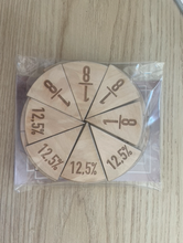 Last inn bildet i Galleri-visningsprogrammet, Brøk- og prosentsett